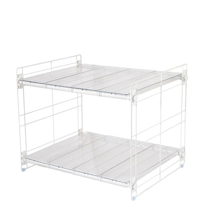 Anko Clear Undersink Extendable Shelves