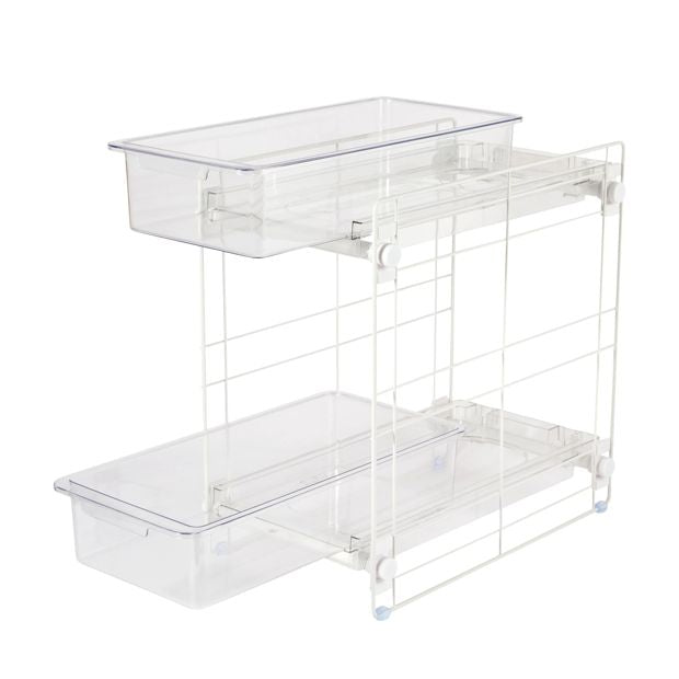 Anko Clear Undersink 2 Tier Drawer