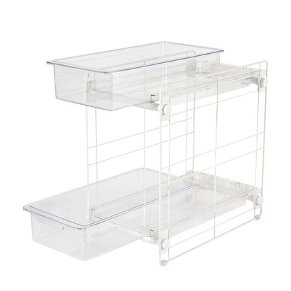 Anko Clear Undersink 2 Tier Drawer