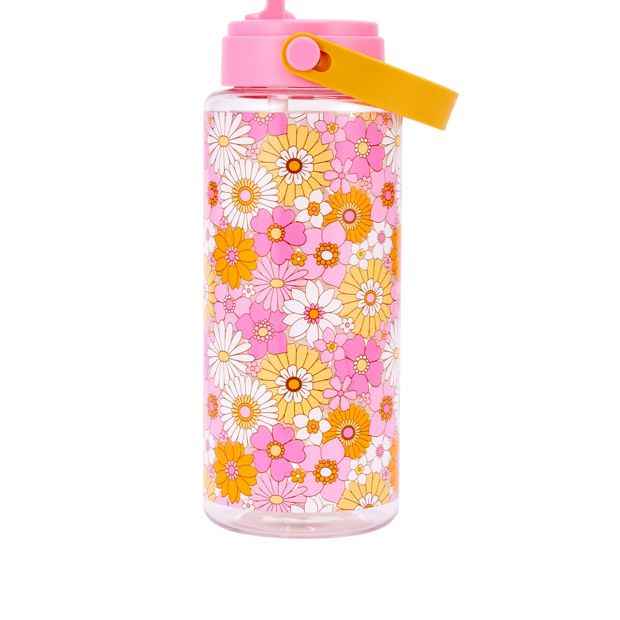 Anko 1L Drink Bottle with Handle - Flower
