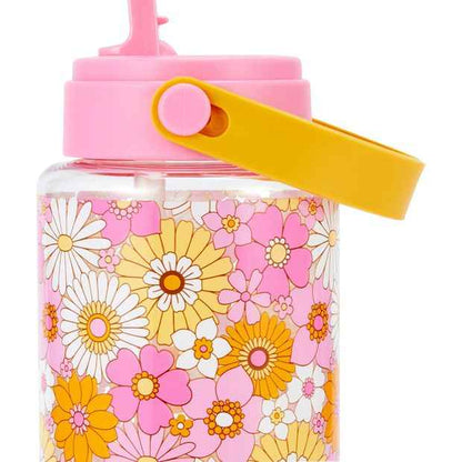 Anko 1L Drink Bottle with Handle - Flower