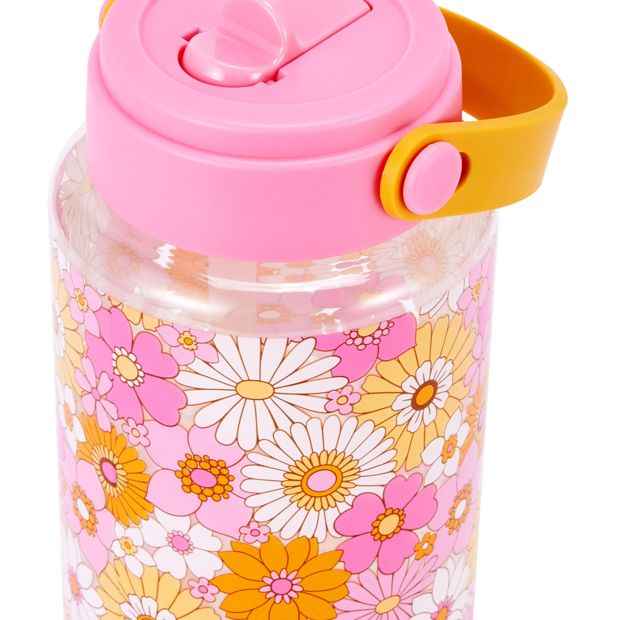 Anko 1L Drink Bottle with Handle - Flower