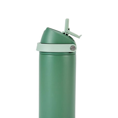 Anko 530ml Olive Dual Lid Drink Bottle