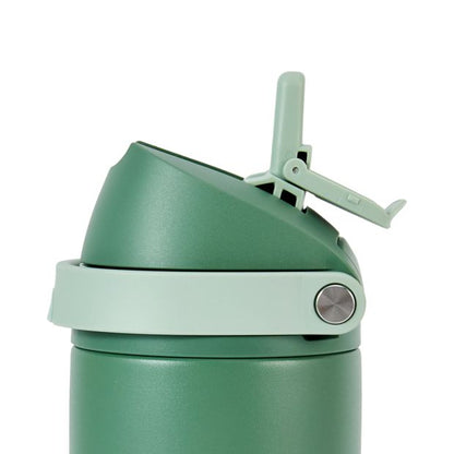 Anko 530ml Olive Dual Lid Drink Bottle