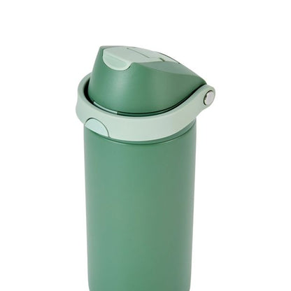 Anko 530ml Olive Dual Lid Drink Bottle