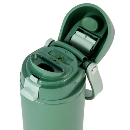 Anko 530ml Olive Dual Lid Drink Bottle