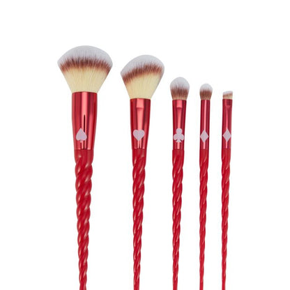 OXX Cosmetics 5 Piece Lucky Western Face and Eye Makeup Brush Set