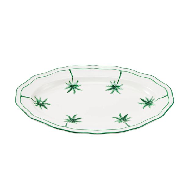 Anko Palm Oval Platter