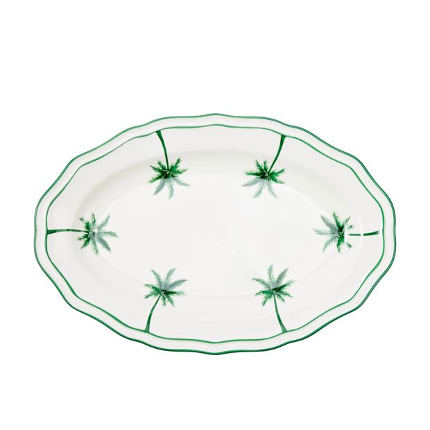 Anko Palm Oval Platter
