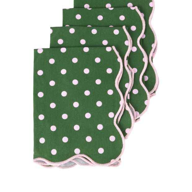 Anko 4 Pack Polka Dot Napkins