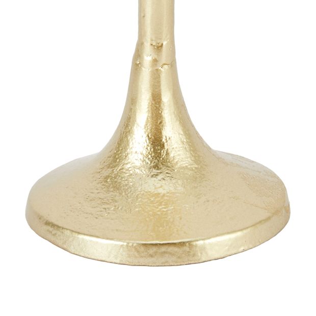 Anko Brass Look Palm Taper Candle Holder