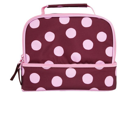 Anko Polka Dot Insulated Twin Deck Lunch Bag