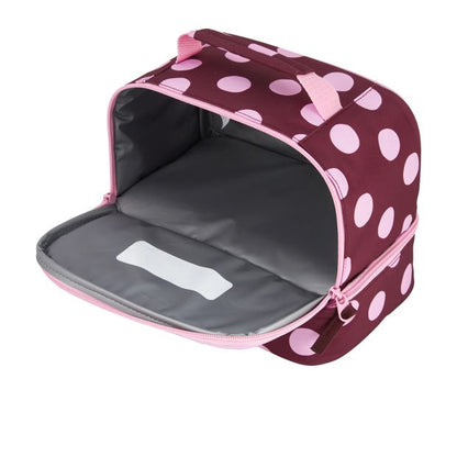 Anko Polka Dot Insulated Twin Deck Lunch Bag