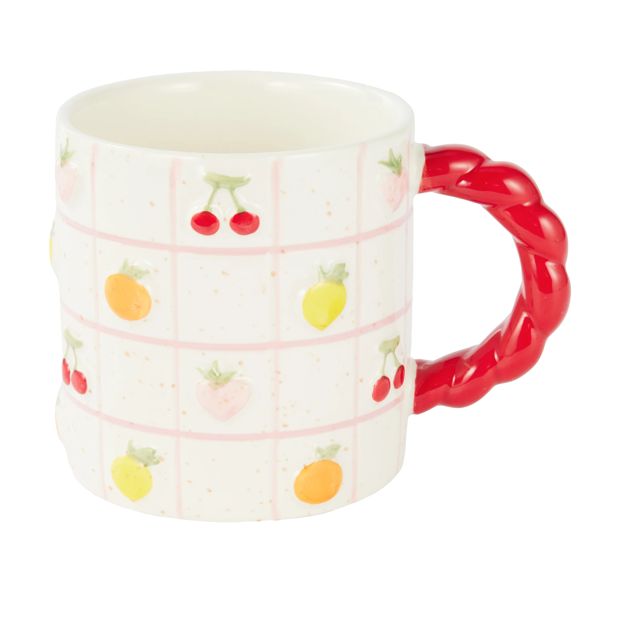 Anko Mixed Fruit Grid Mug