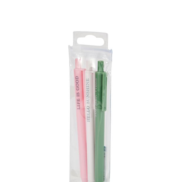 Anko 3 Pack Ballpoint Pen - Black Ink