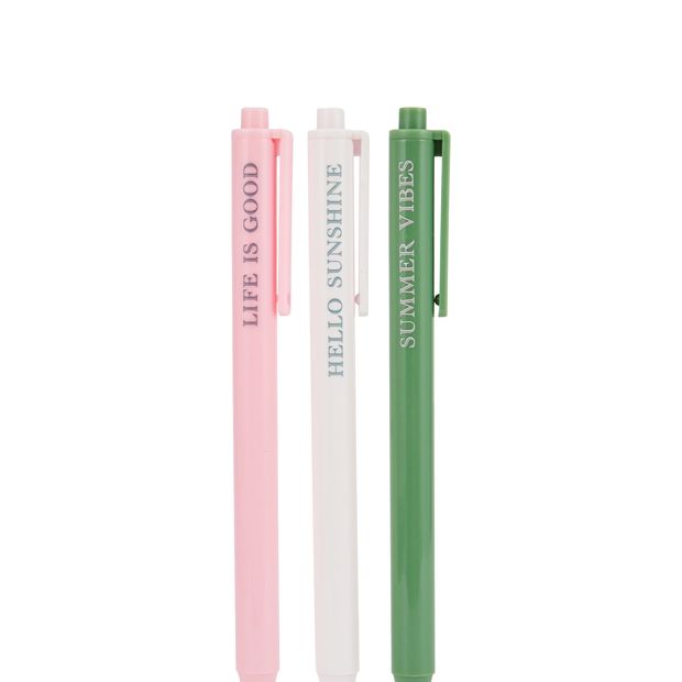 Anko 3 Pack Ballpoint Pen - Black Ink