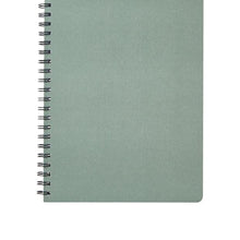 Anko A4 Spiral Notebook 160 Pages Hardcover Khaki