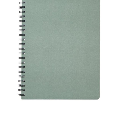 Anko A4 Spiral Notebook 160 Pages Hardcover Khaki