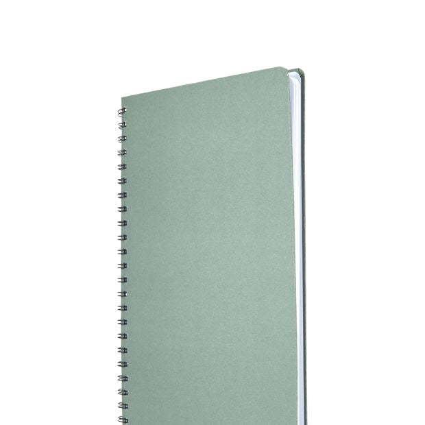 Anko A4 Spiral Notebook 160 Pages Hardcover Khaki