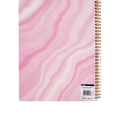 Anko A4 Spiral Notebook 120 Pages Marble