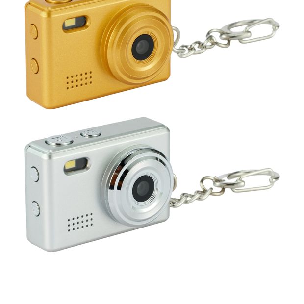 Anko Mini Digital Camera, Metallic - Assorted
