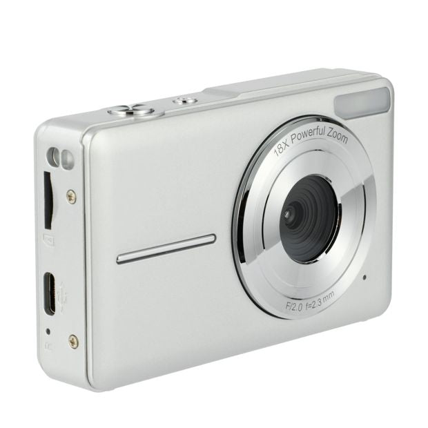 Anko Digital Camera, Metallic - Assorted