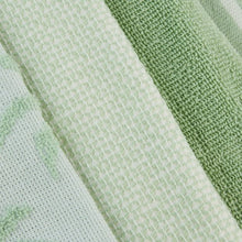 Anko 4 Pack Green Palm Terry Tea Towels