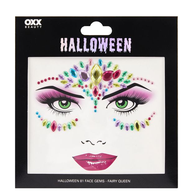 OXX Beauty 81 Pack Halloween Face Gems - Fairy Queen