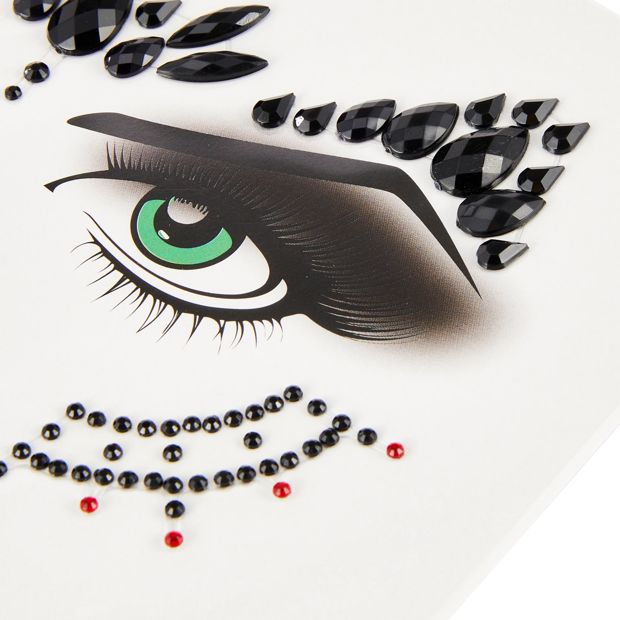 OXX Beauty 125 Pack Halloween Face Gems - Spider Siren
