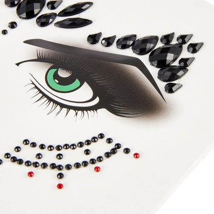 OXX Beauty 125 Pack Halloween Face Gems - Spider Siren
