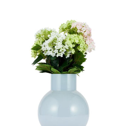 Anko Blue Tiered Rounded Glass Vase