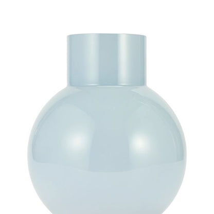 Anko Blue Tiered Rounded Glass Vase