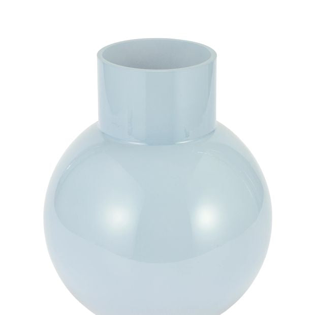 Anko Blue Tiered Rounded Glass Vase