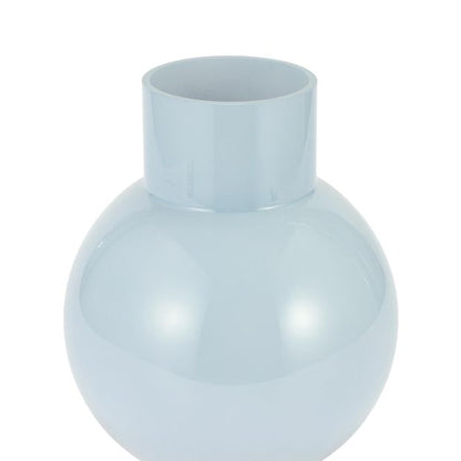Anko Blue Tiered Rounded Glass Vase