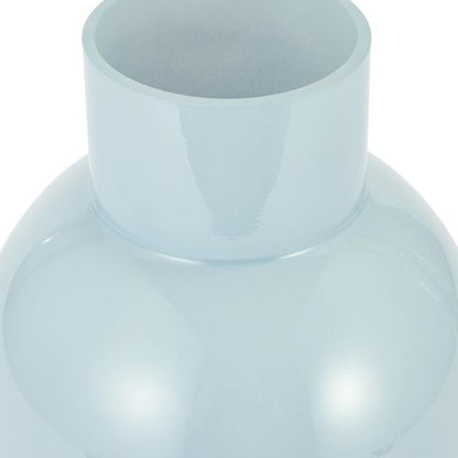Anko Blue Tiered Rounded Glass Vase