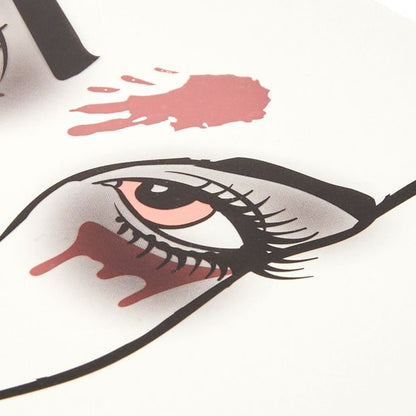 OXX Beauty 7 Piece Halloween Face Tattoos - Blood