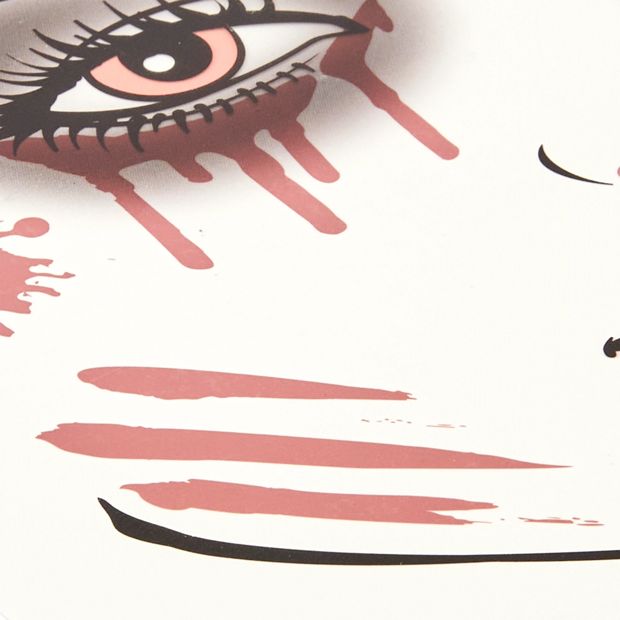 OXX Beauty 7 Piece Halloween Face Tattoos - Blood