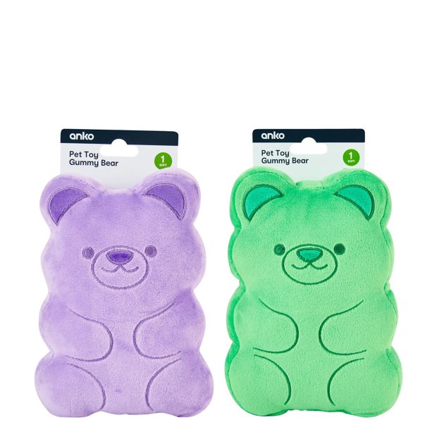 Anko Gummy Bear Pet Toy - Assorted
