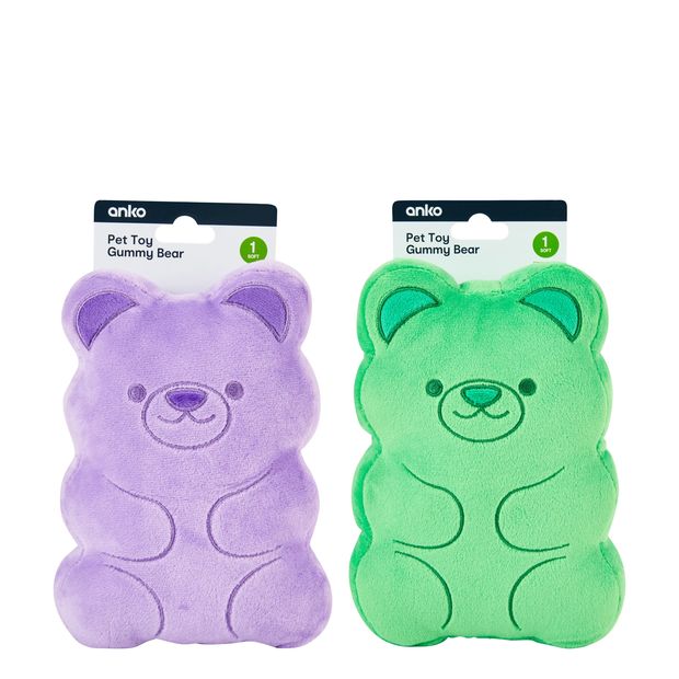 Anko Gummy Bear Pet Toy - Assorted