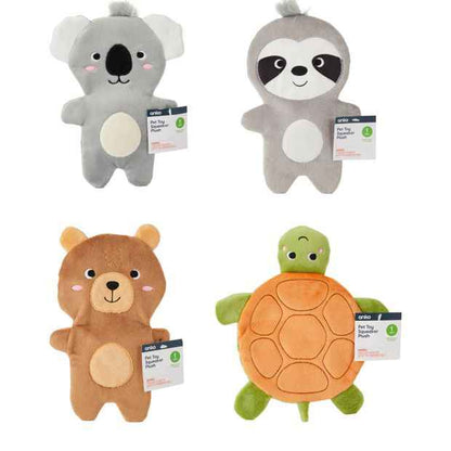Pet Toy Squeaker Plush  - Assorted - Anko