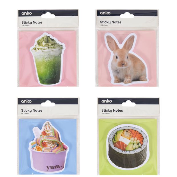 Anko Sticky Notes - Assorted