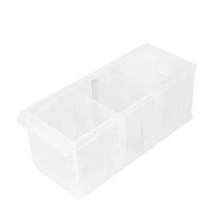 Anko High Stackable Roller Storage - Clear