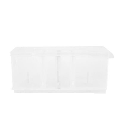 Anko High Stackable Roller Storage - Clear