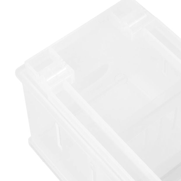Anko High Stackable Roller Storage - Clear