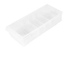 Anko Low Stackable Roller Storage - Clear