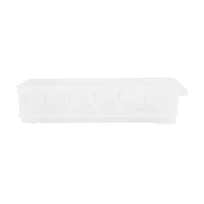 Anko Low Stackable Roller Storage - Clear