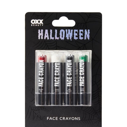 OXX Beauty 4 Piece Halloween Face Paint Sticks