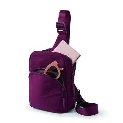 Anko Travel Sling Bag - Burgundy