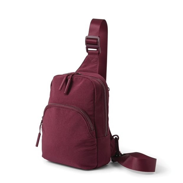 Anko Travel Sling Bag - Burgundy