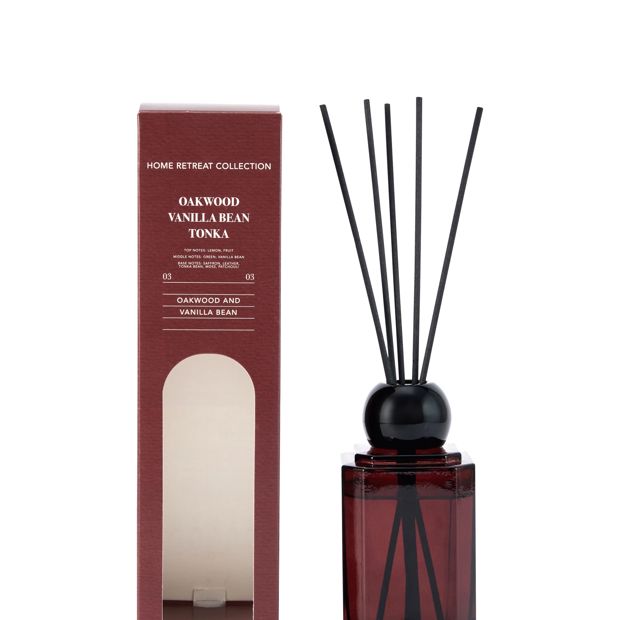 Anko Home Retreat Oakwood and Vanilla Bean Tonka Reed Diffuser